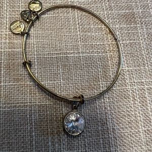 Alex & Ani clear crystal bracelet